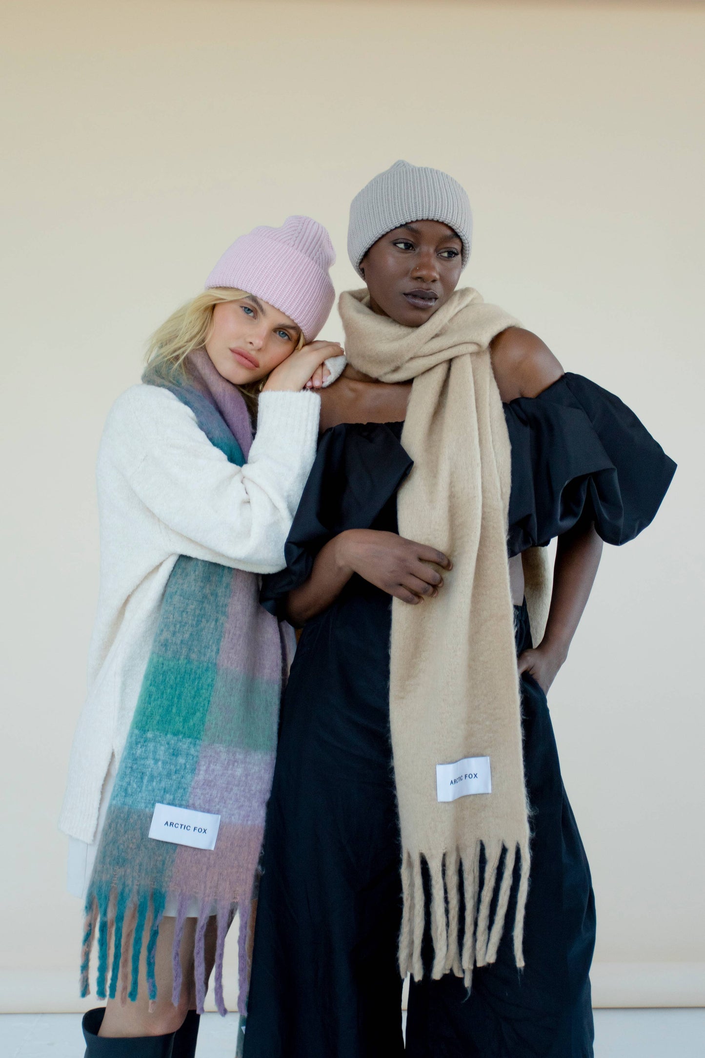 The Reykjavik Scarf - Purple Check
