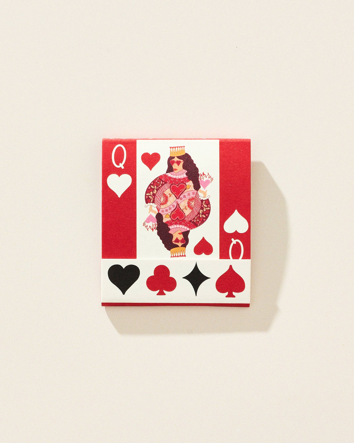 Queen of the Castle Printed Stem Matchbook