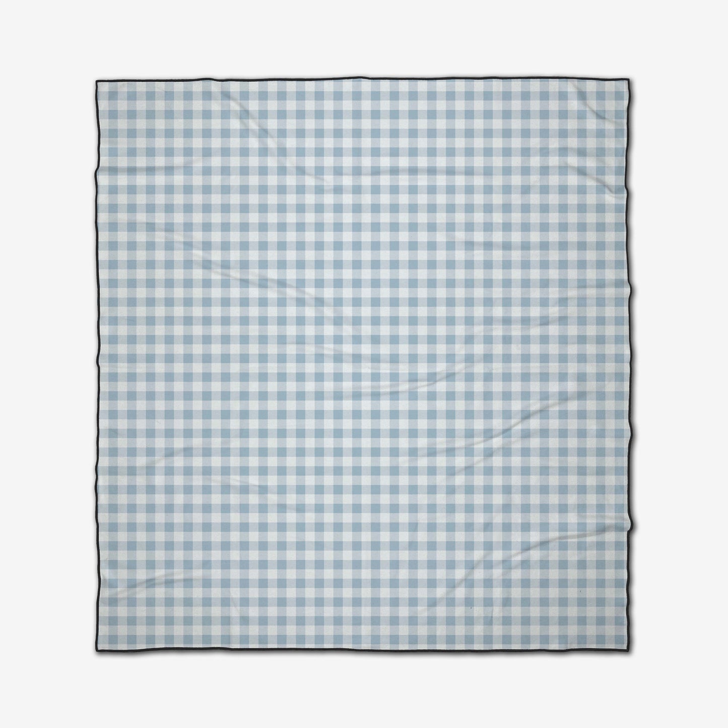 Blue Gingham Beach Blanket