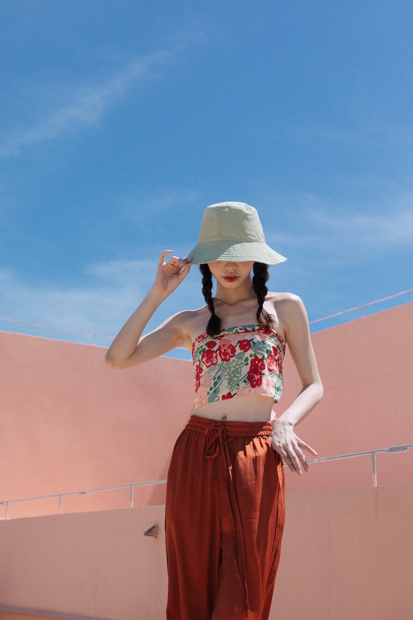 “Garden Chic" Reversible Bucket Hat