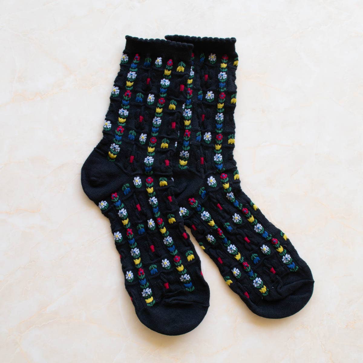 Mini Assorted Flower Socks