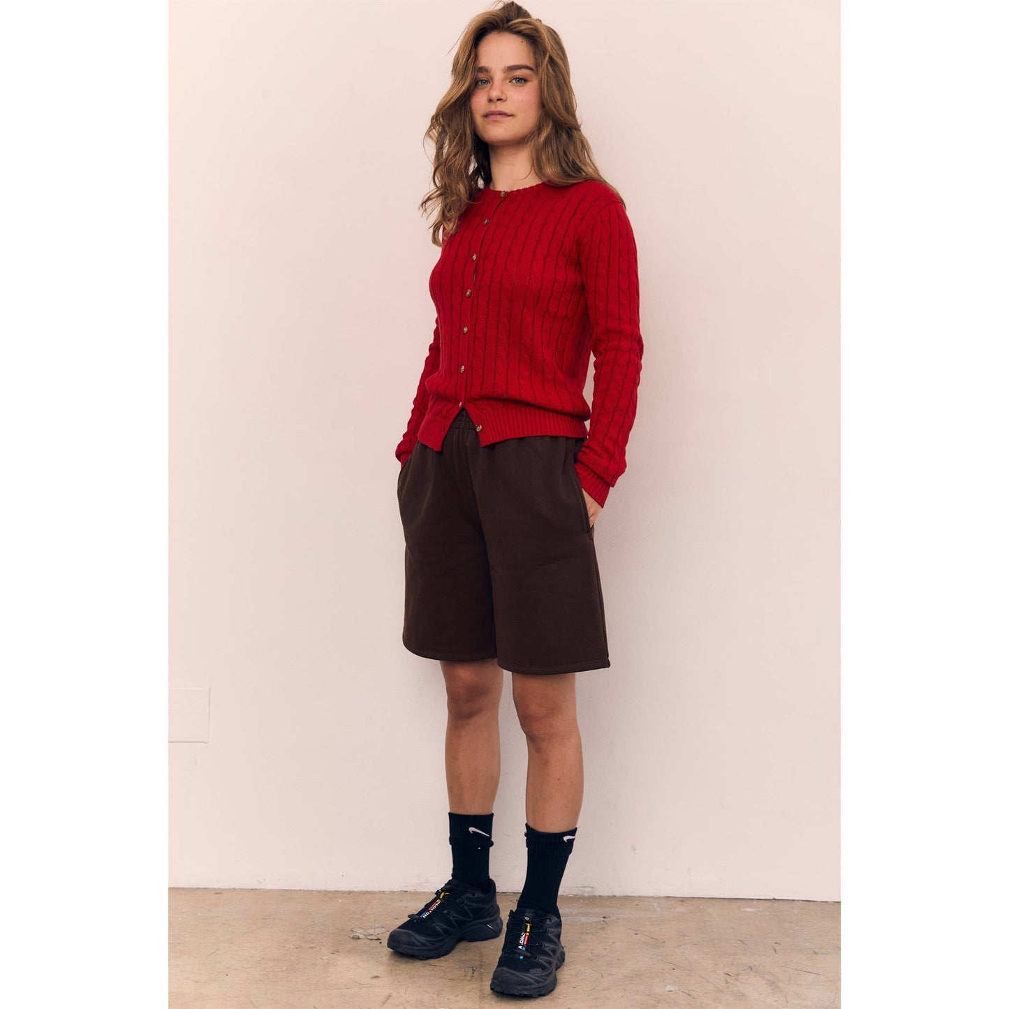 Classic Cable Knit Cardigan