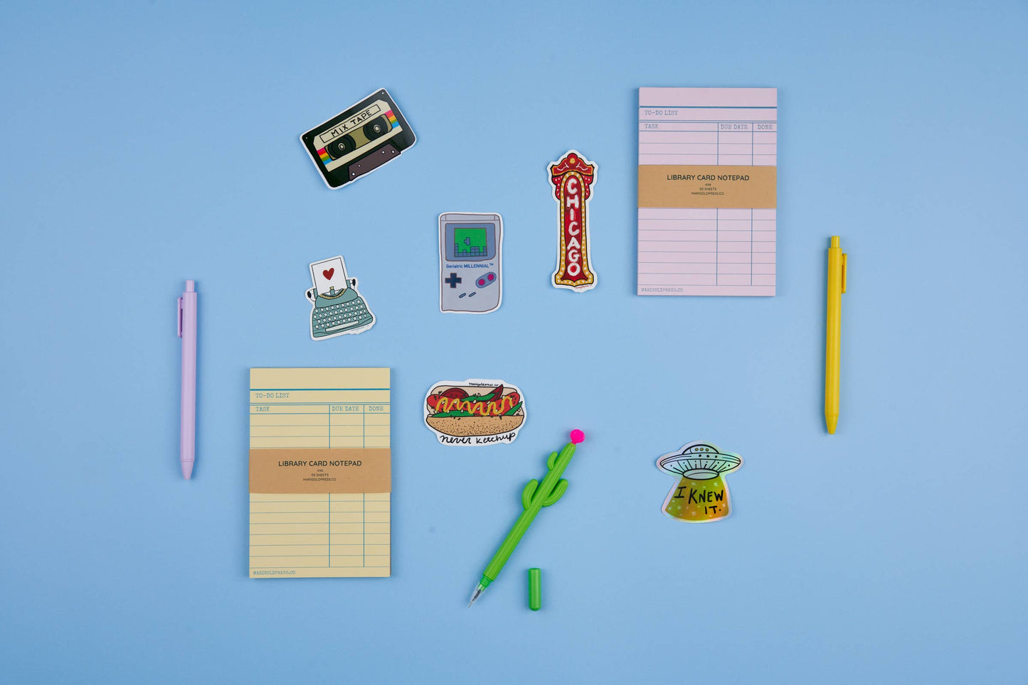 Library Card Notepad