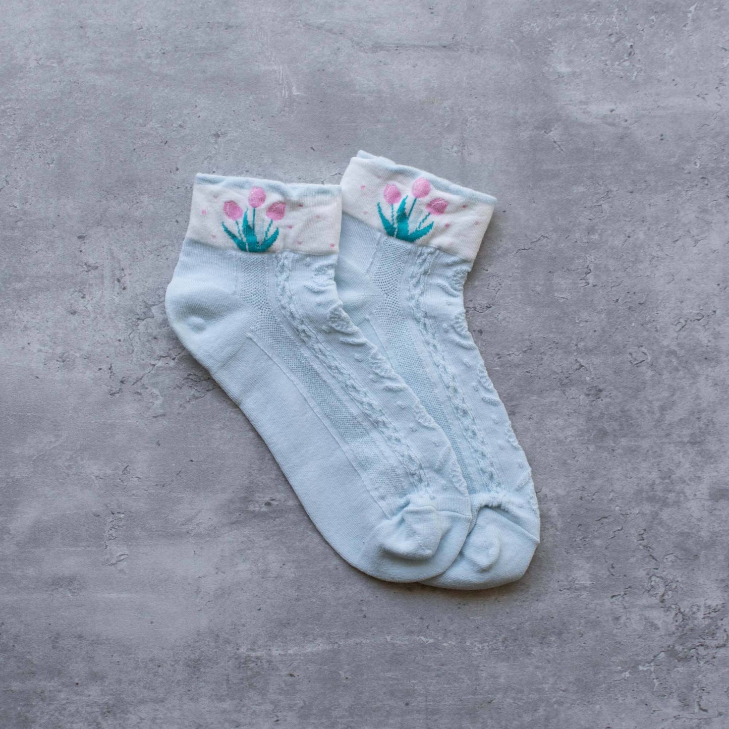 Floral Casual Ankle Socks