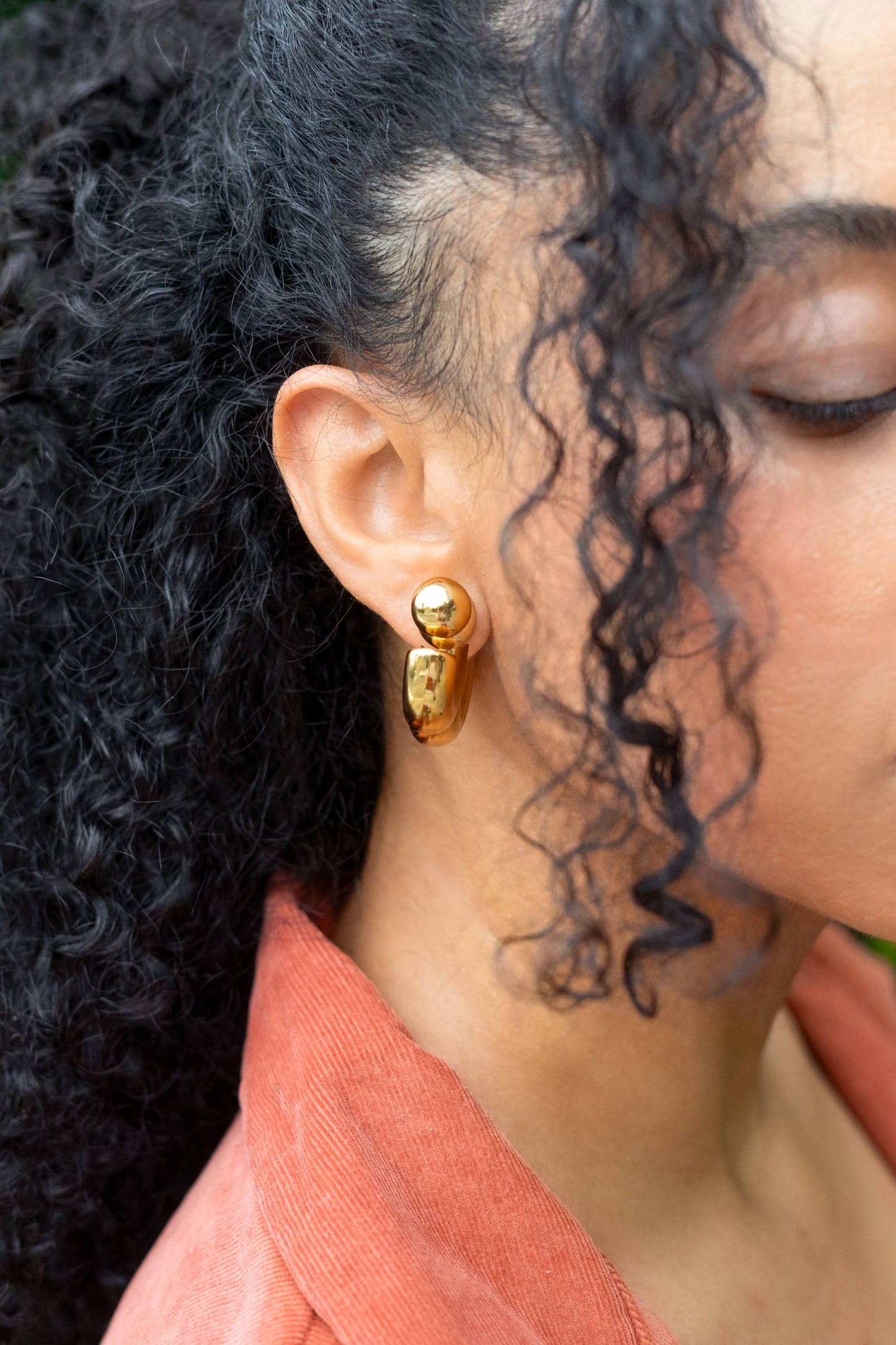 Riley Jacket Hoop Earrings