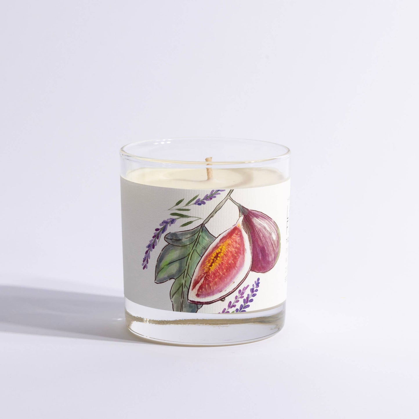 Lavender Fig - Medium Glass - Just Bee Candle