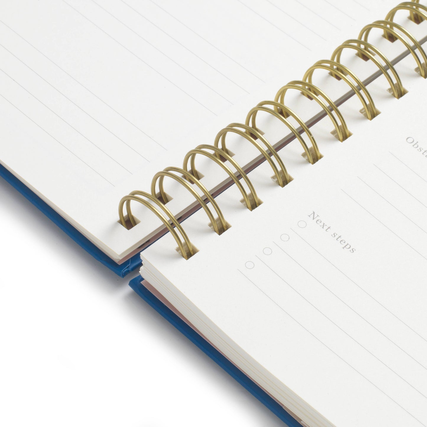 Bold Hardcover Spiral Undated Daily Planner