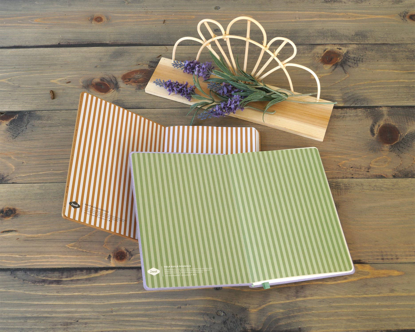Lavender Bunch Embroidered Notebook
