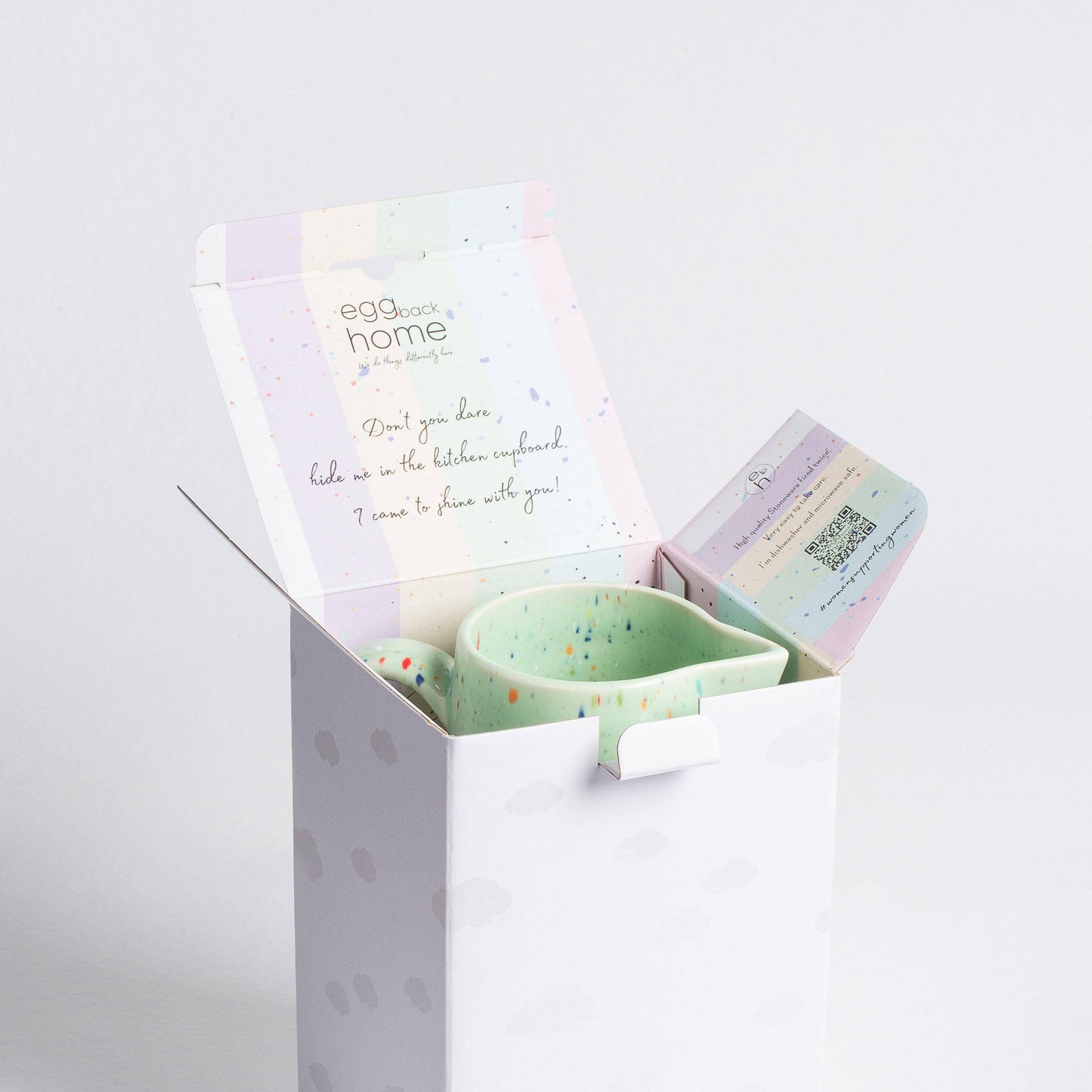 Handcrafted White Ceramic Pitcher