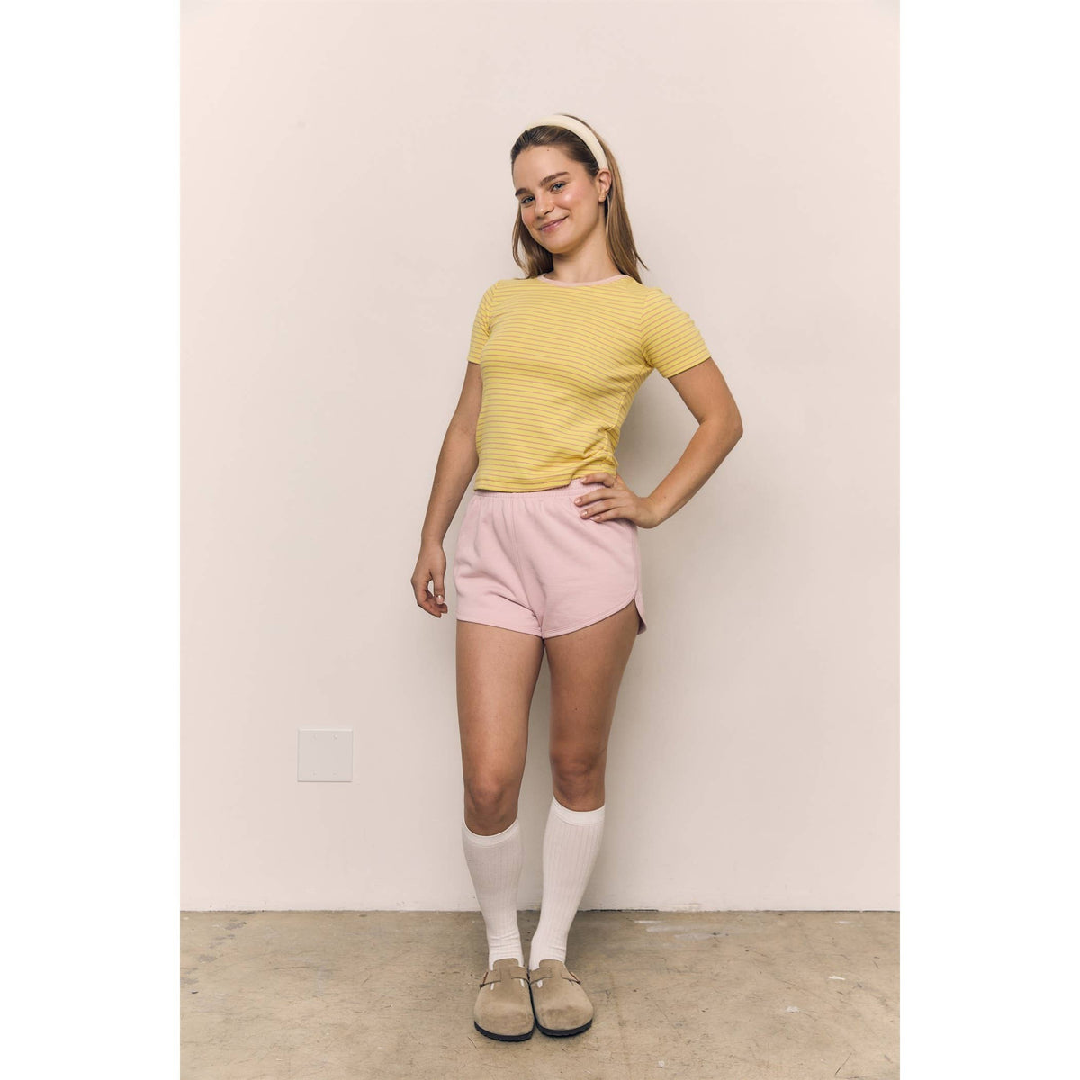 Striped Round Neck Tee