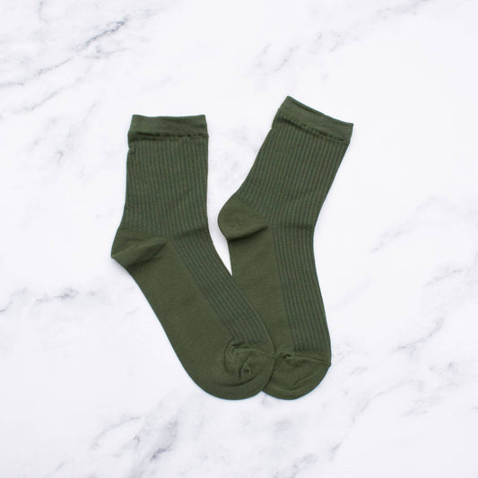 Lightweight Solid Socks