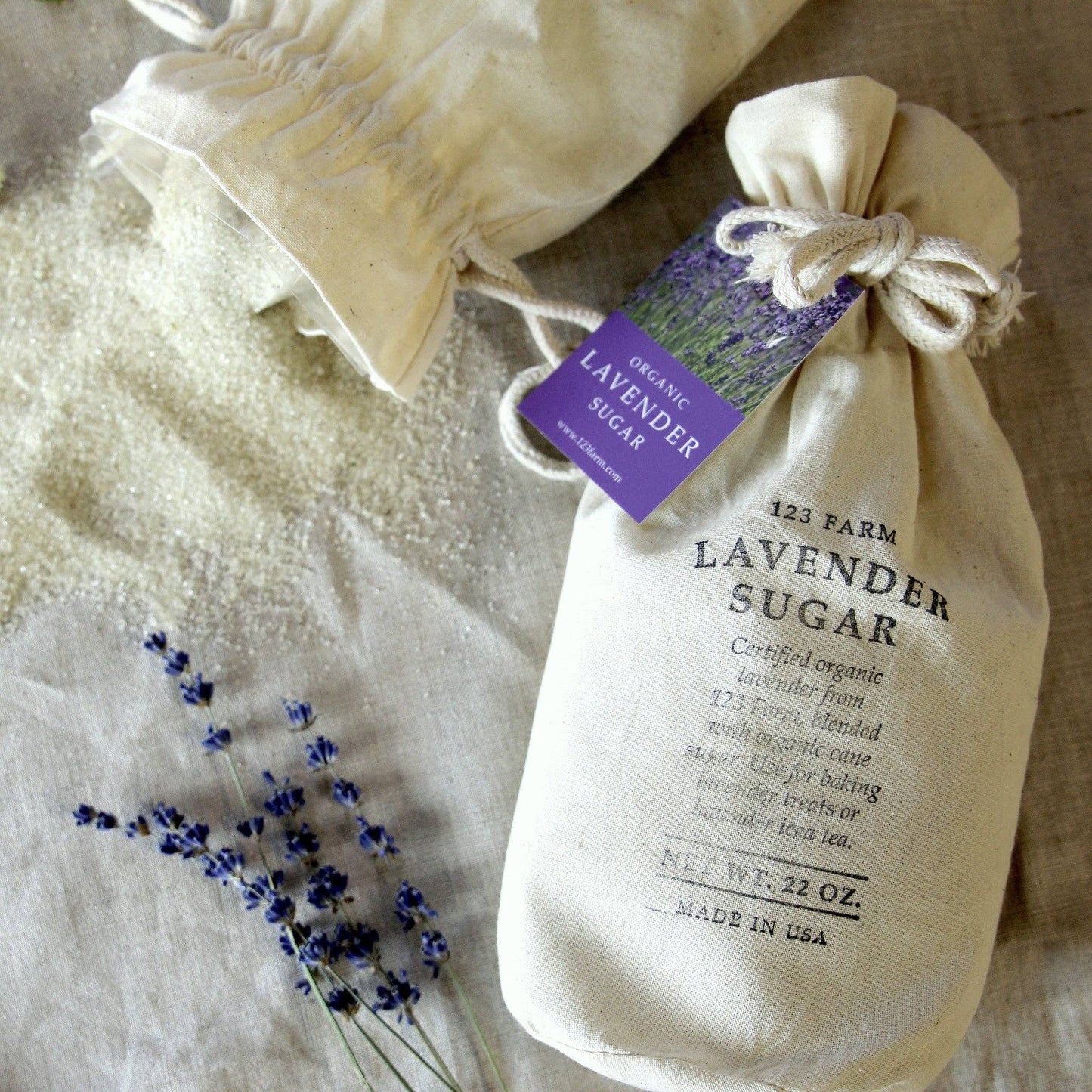 Organic Lavender-Infused Sugar