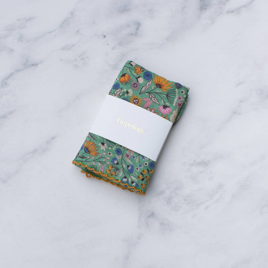 Flower Fields Cotton Scarf