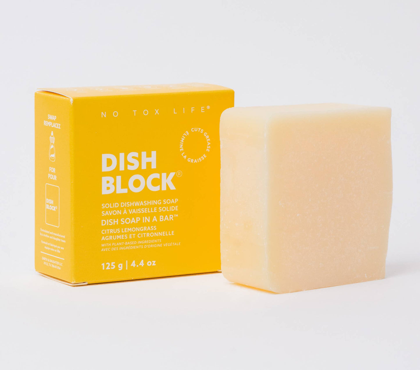 DISH BLOCK® solid dish soap bar