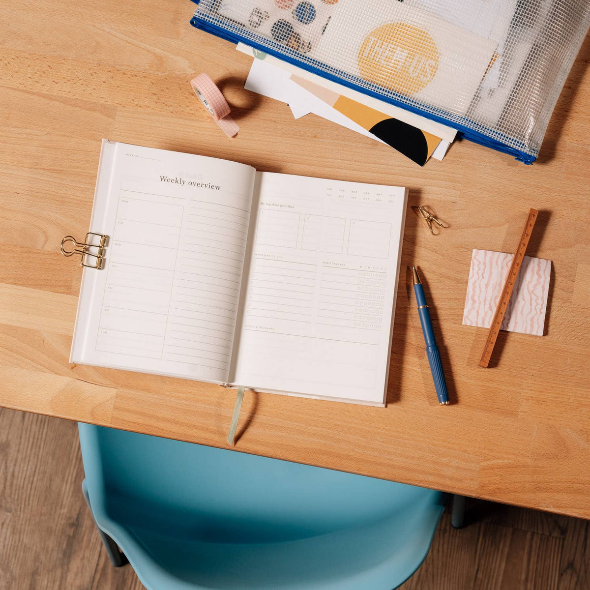 Italian Summer Undated Daily Planner