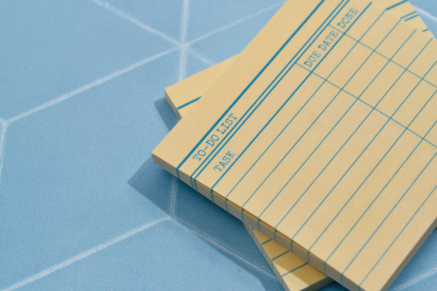 Library Card Post-It Sticky Notes