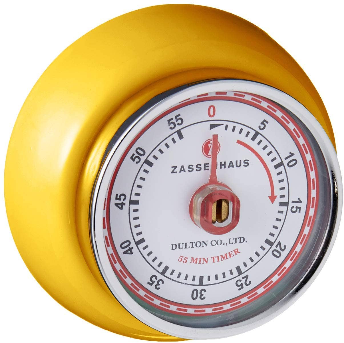 "Retro" Kitchen Timer, Yellow