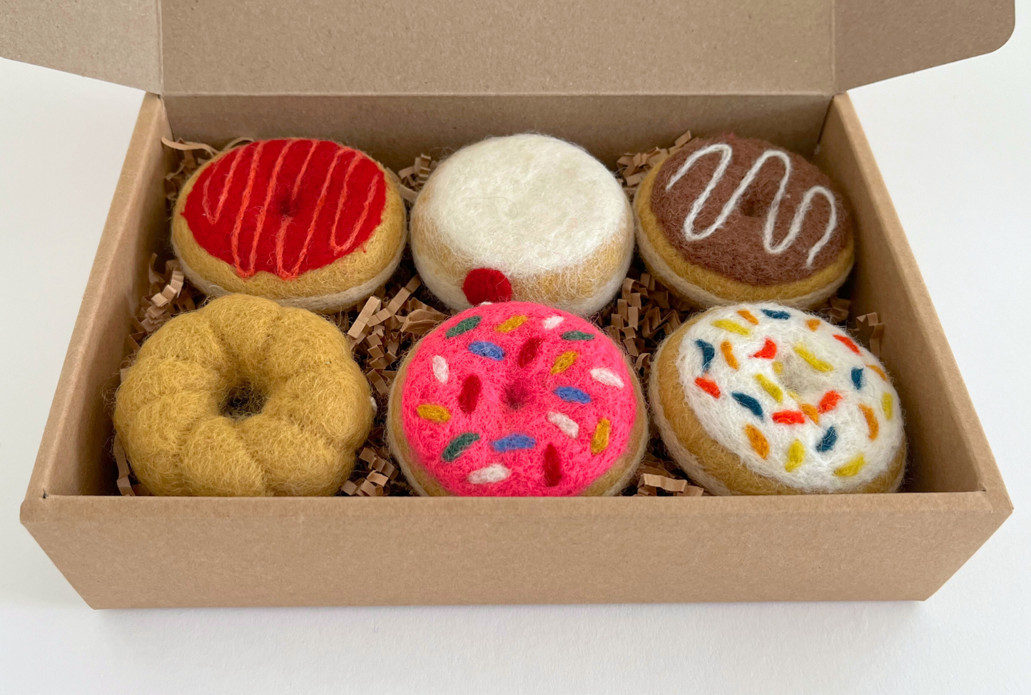Donut Box Ornament Set