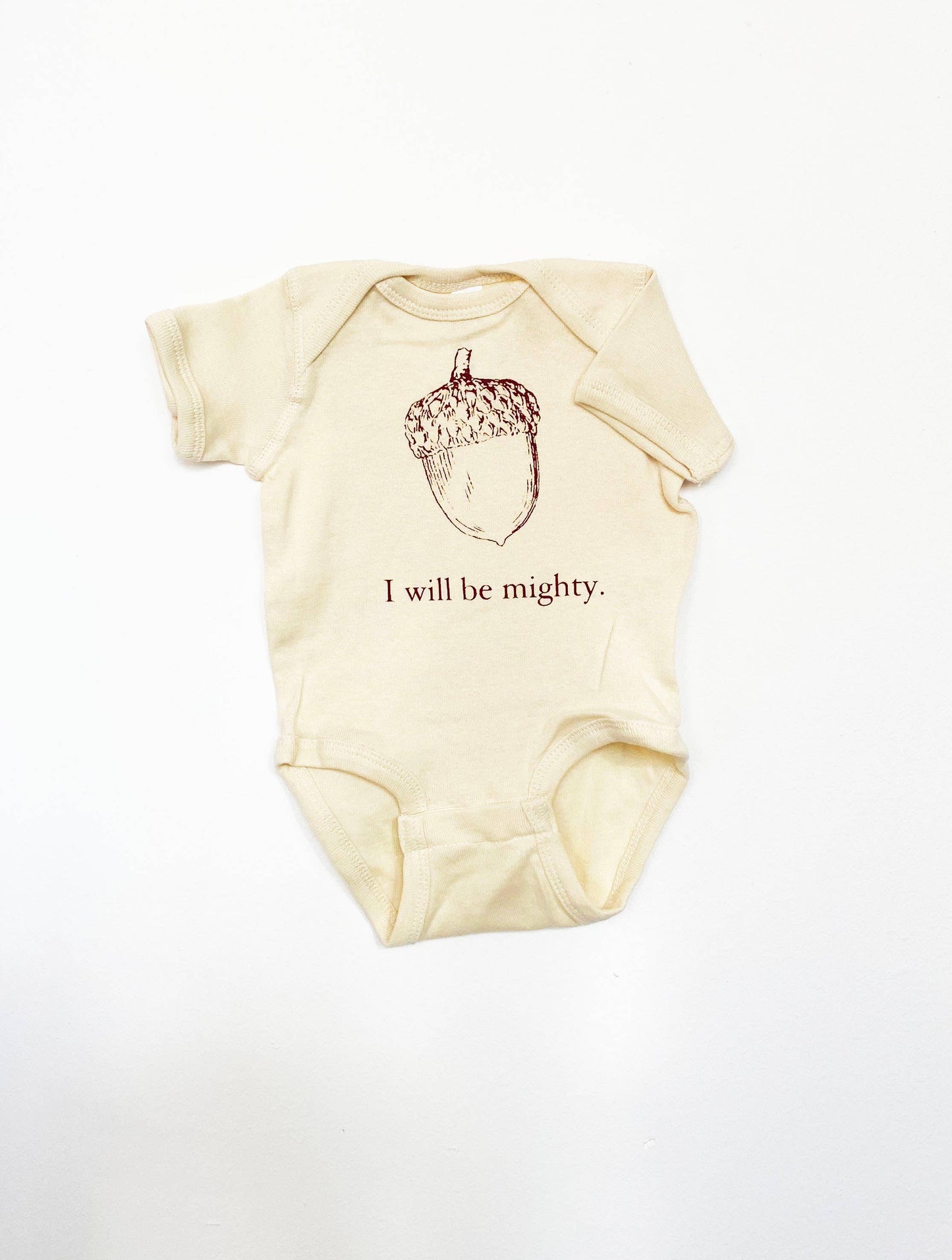 I Will Be Mighty Cute Baby Bodysuit
