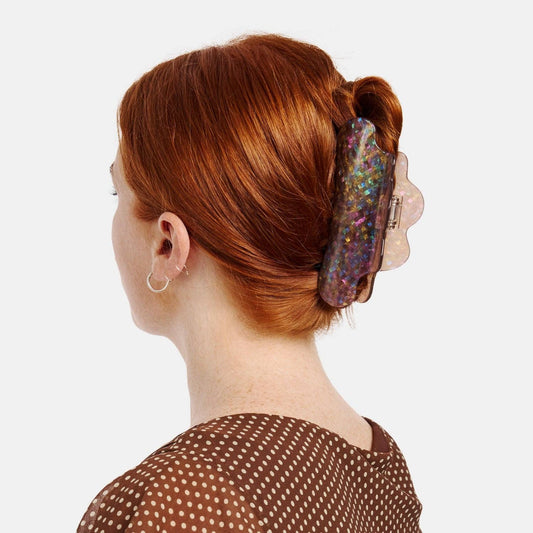 Nimbus Hair Claw in Hazel Sparkle