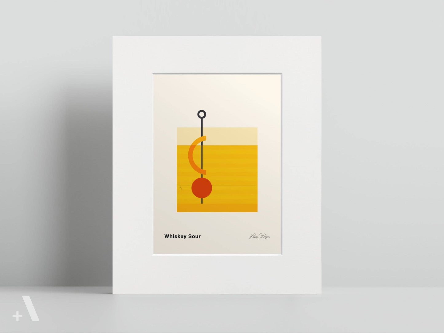 American Cocktails Illustrated Art Print
