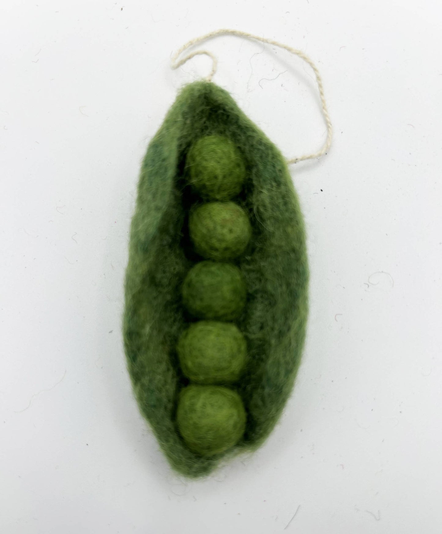 Felted Wool "Peas in a Pod" ornament
