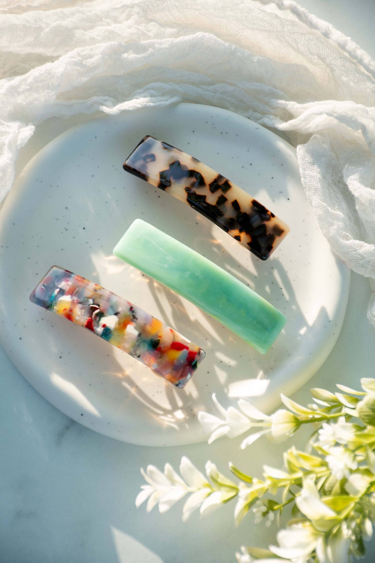 Rectangle French Barrette