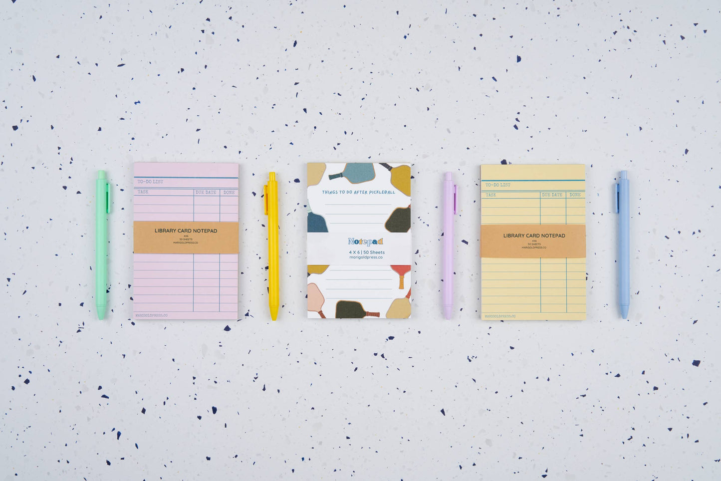 Library Card Notepad