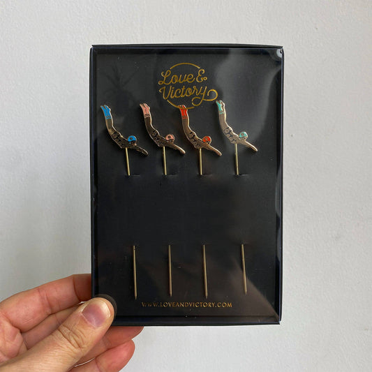 Multicolor Diver Cocktail Picks