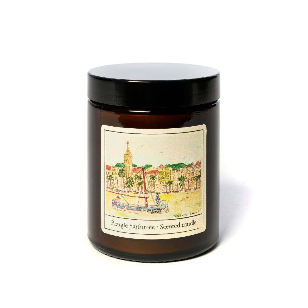 Soy Wax Candle: "La Mer" Amber