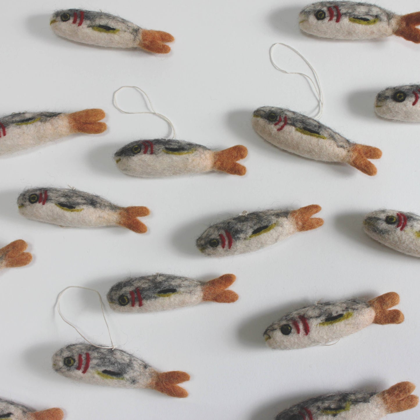 Sardine Ornament Set
