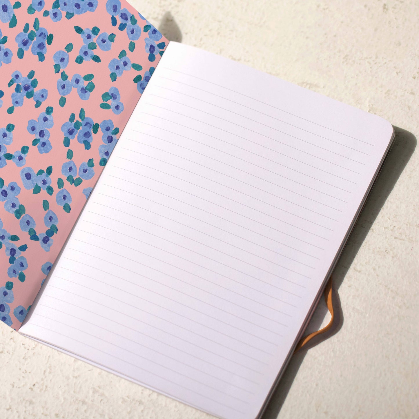 Market Flowers Foil-Stamped Lined Notebook