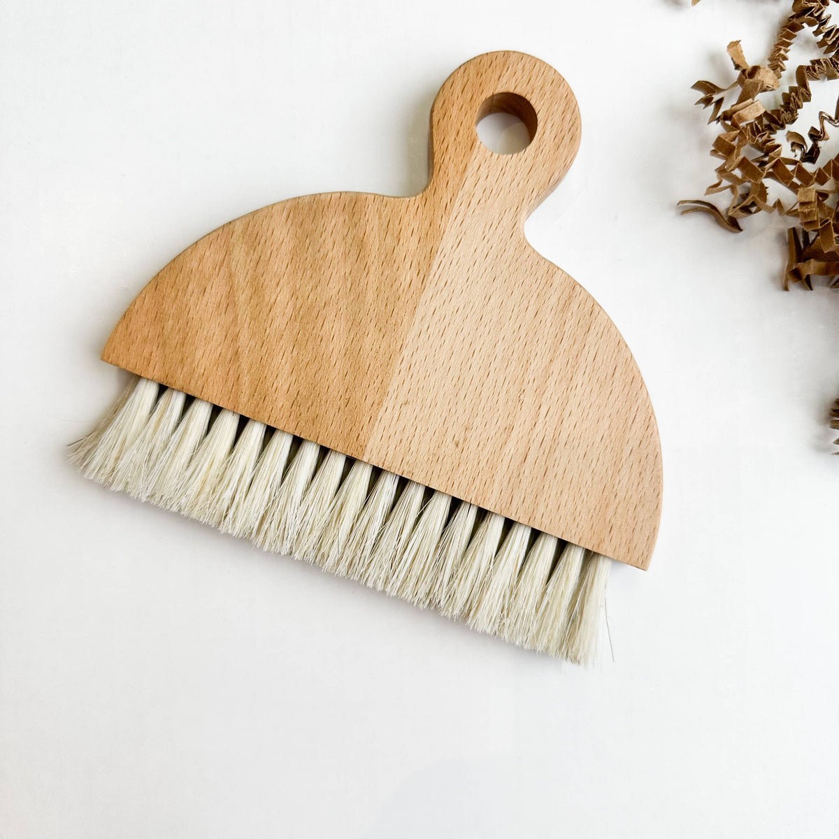 Wooden Mini Broom and Dustpan Set