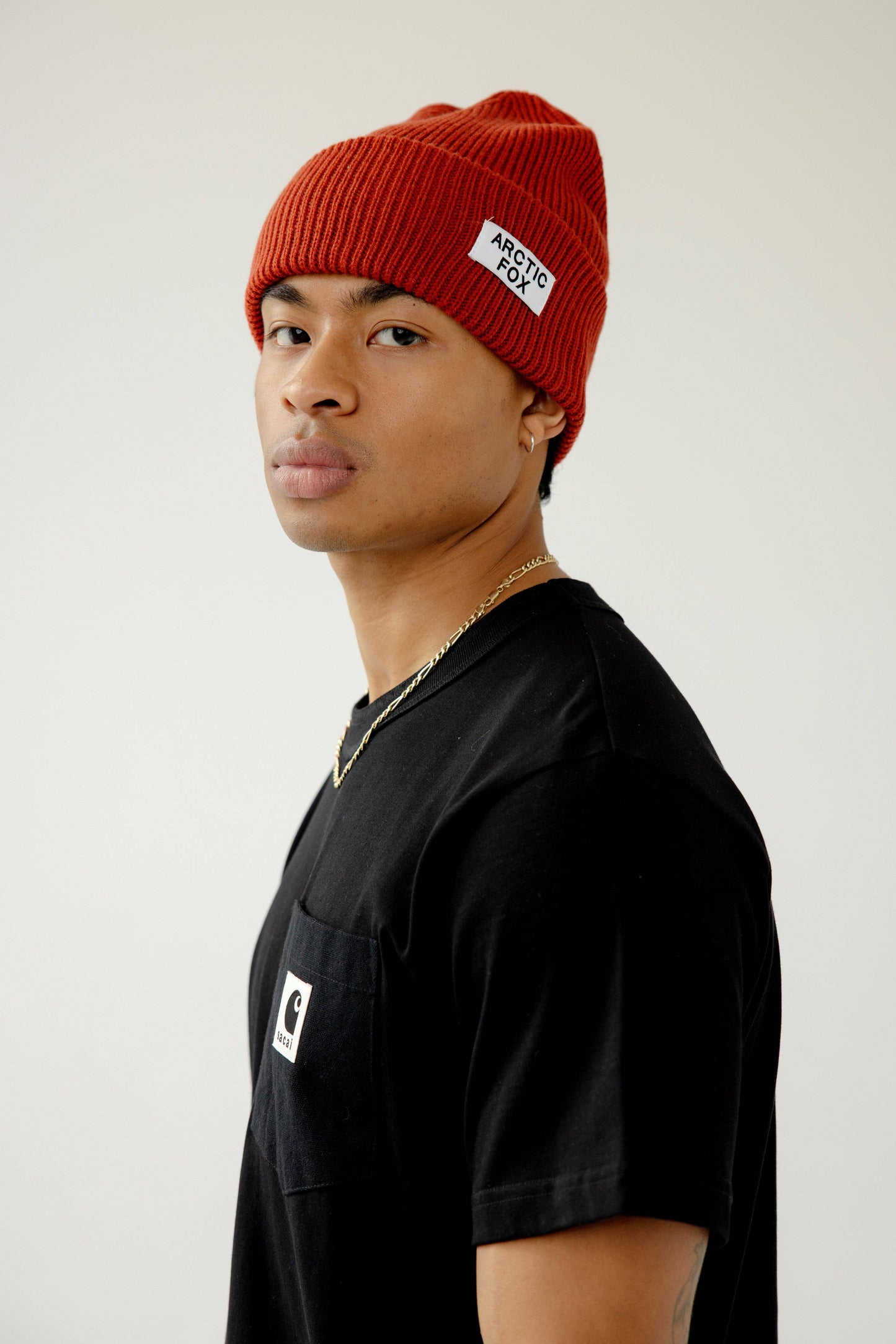 Recycled Bottle Beanie - Deep Terracotta