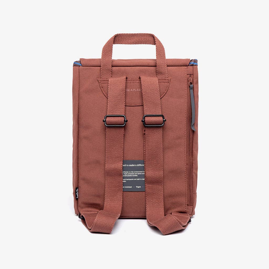Recycled Mini Backpack, Bronze