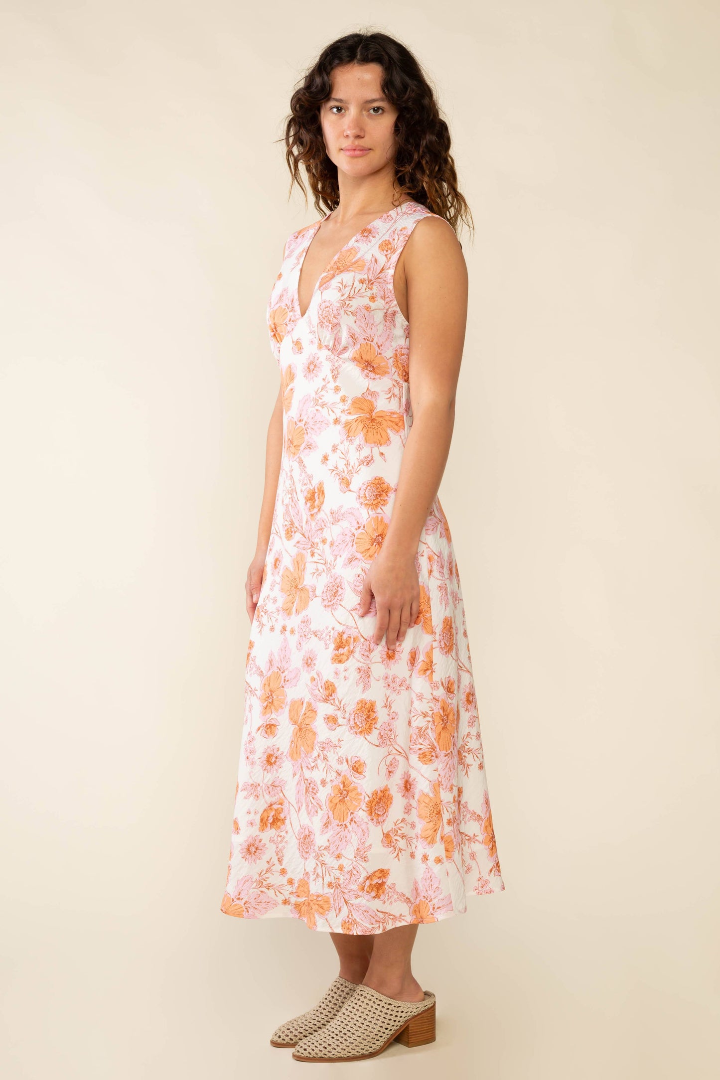 Clara Bias Midi Dress