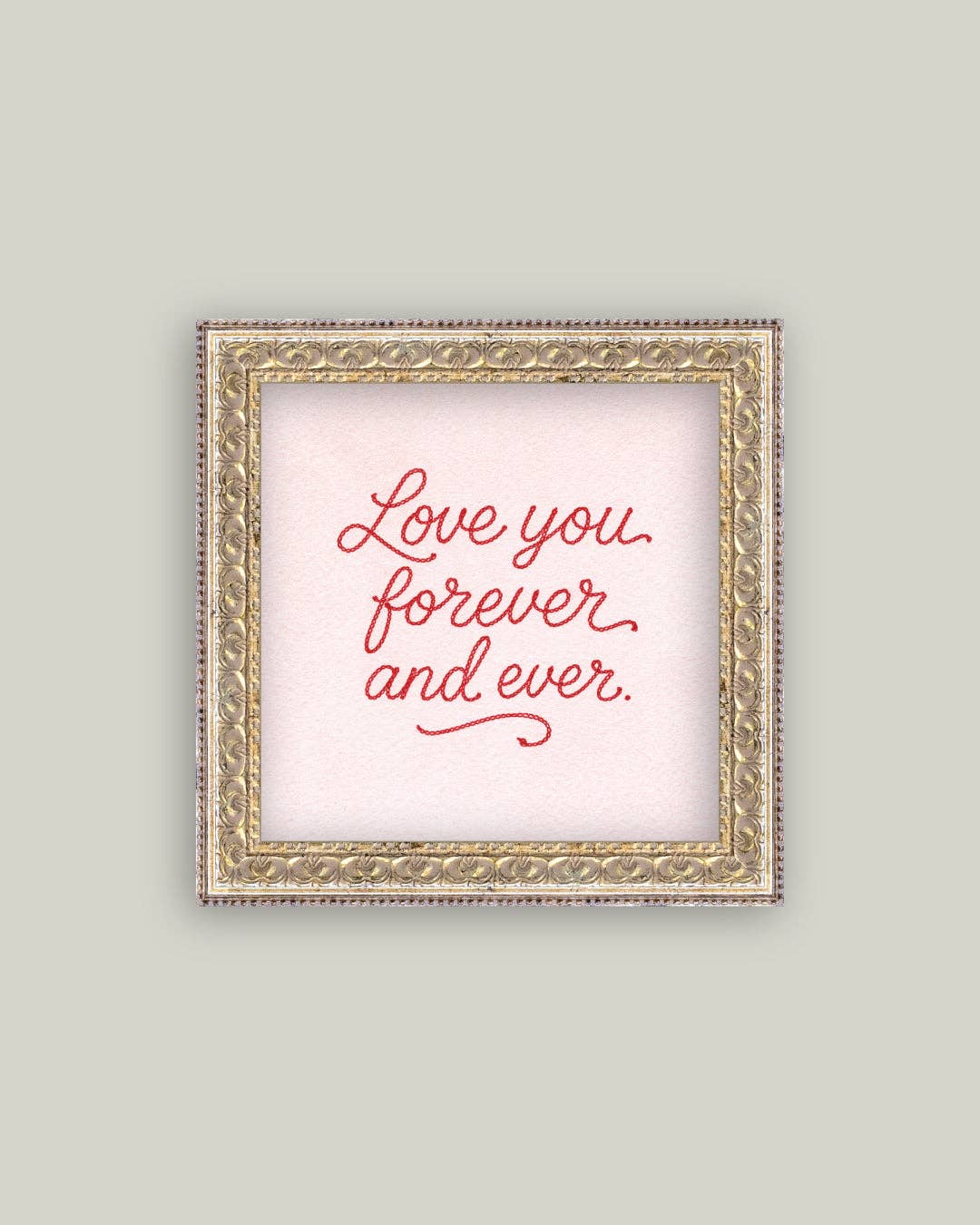 Love You Forever Framed Sentimental Wall Art