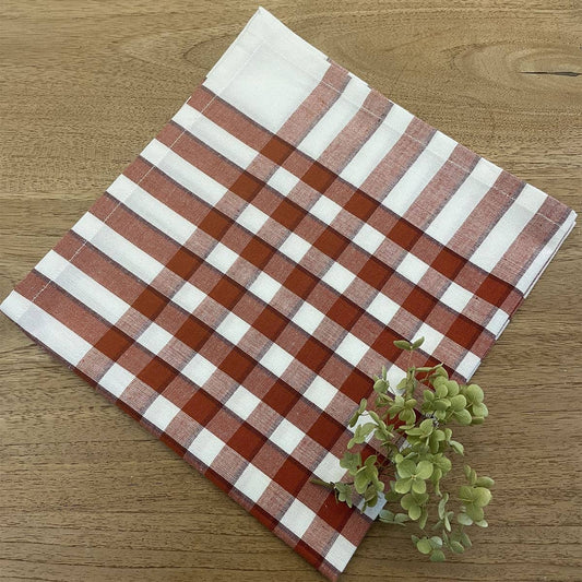 Paprika Gingham Napkin