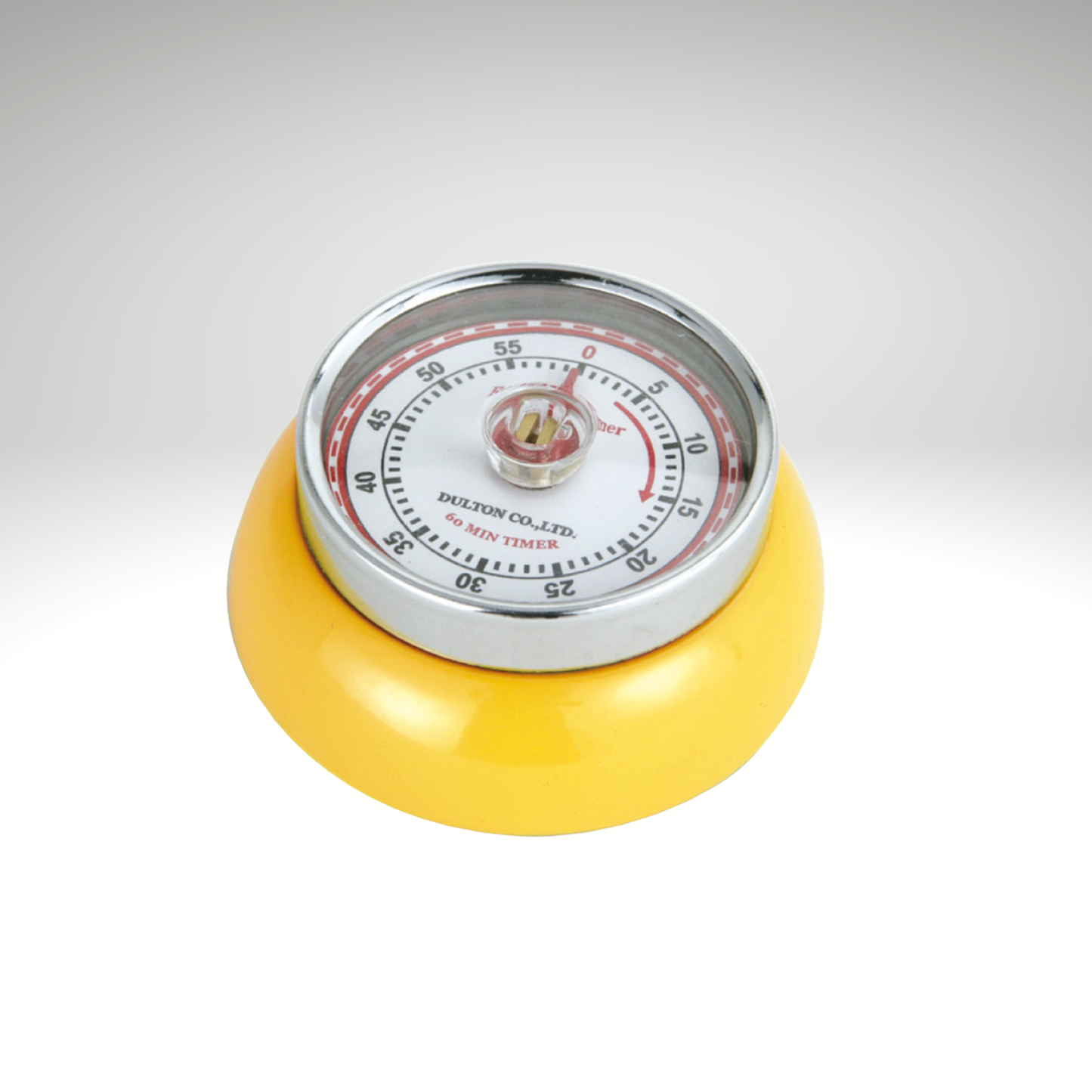 "Retro" Kitchen Timer, Yellow