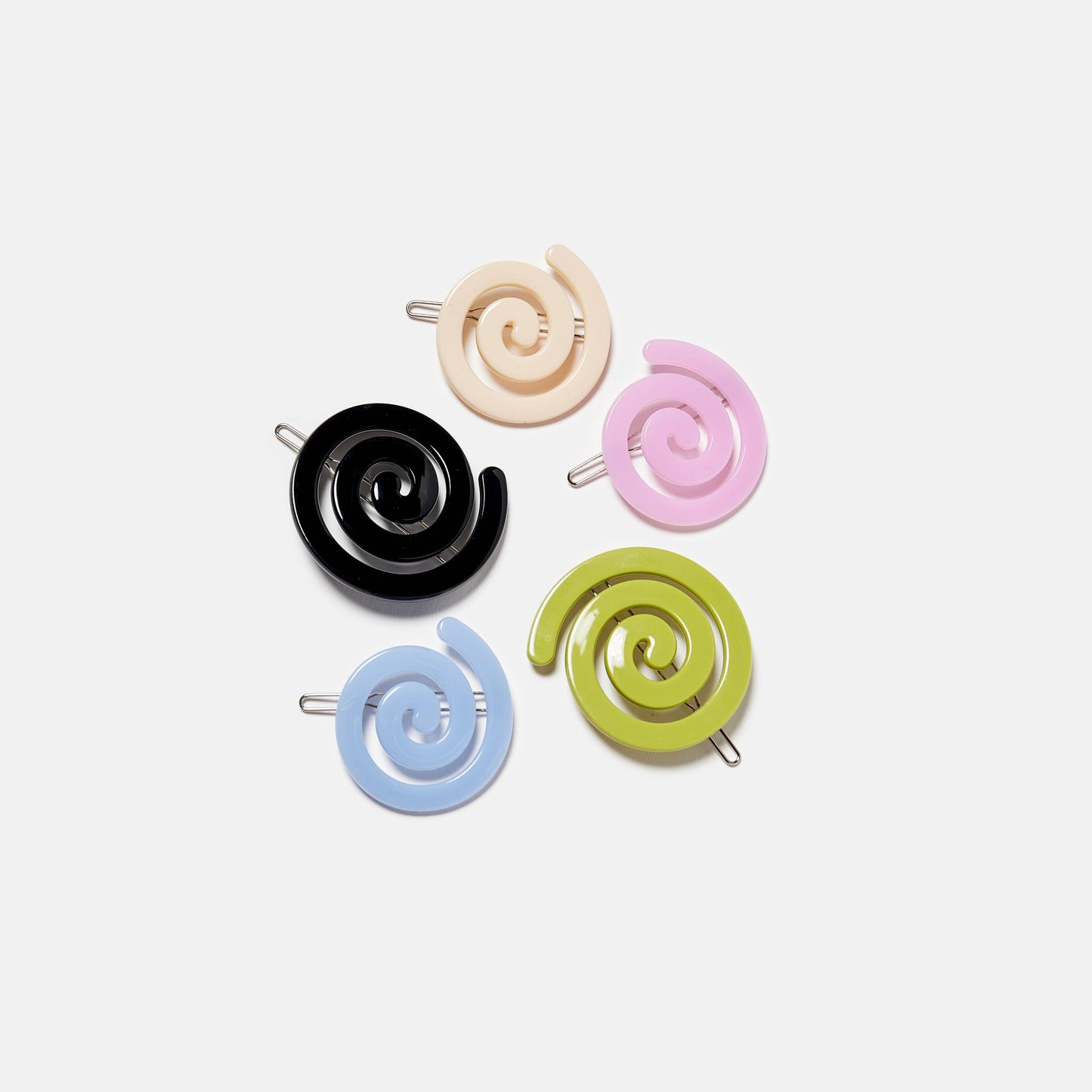 Spiral Clip in Cream