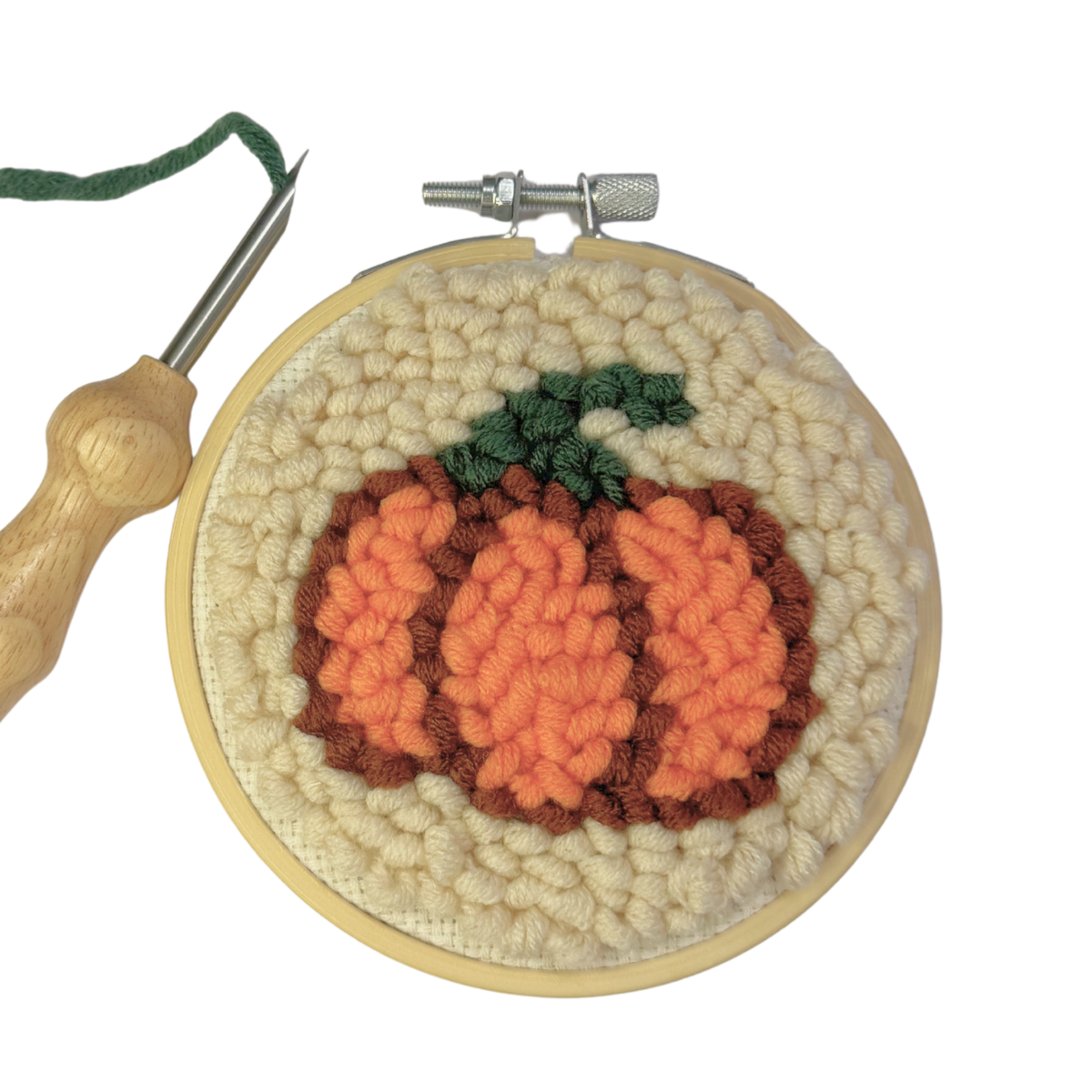 Mini Pumpkin DIY Punch Embroidery Kit