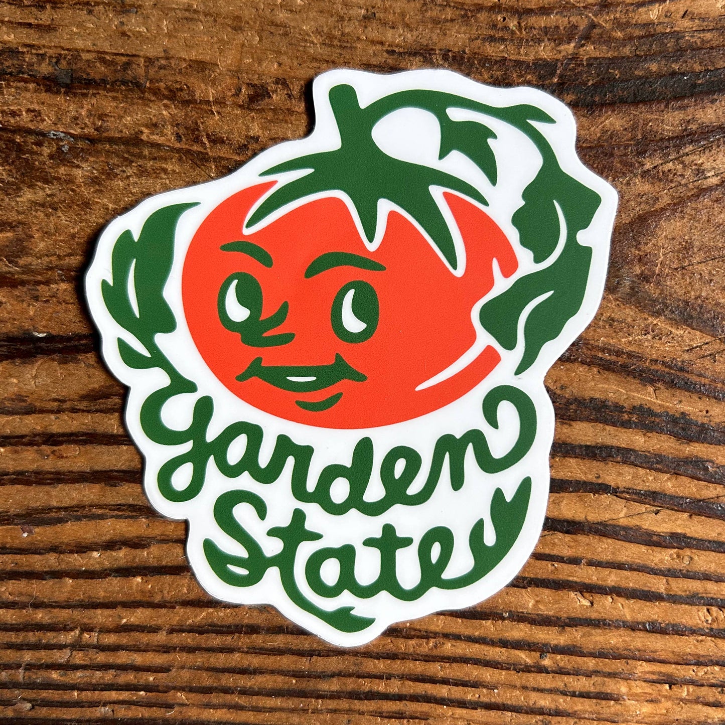 New Jersey Garden State Tomato Sticker