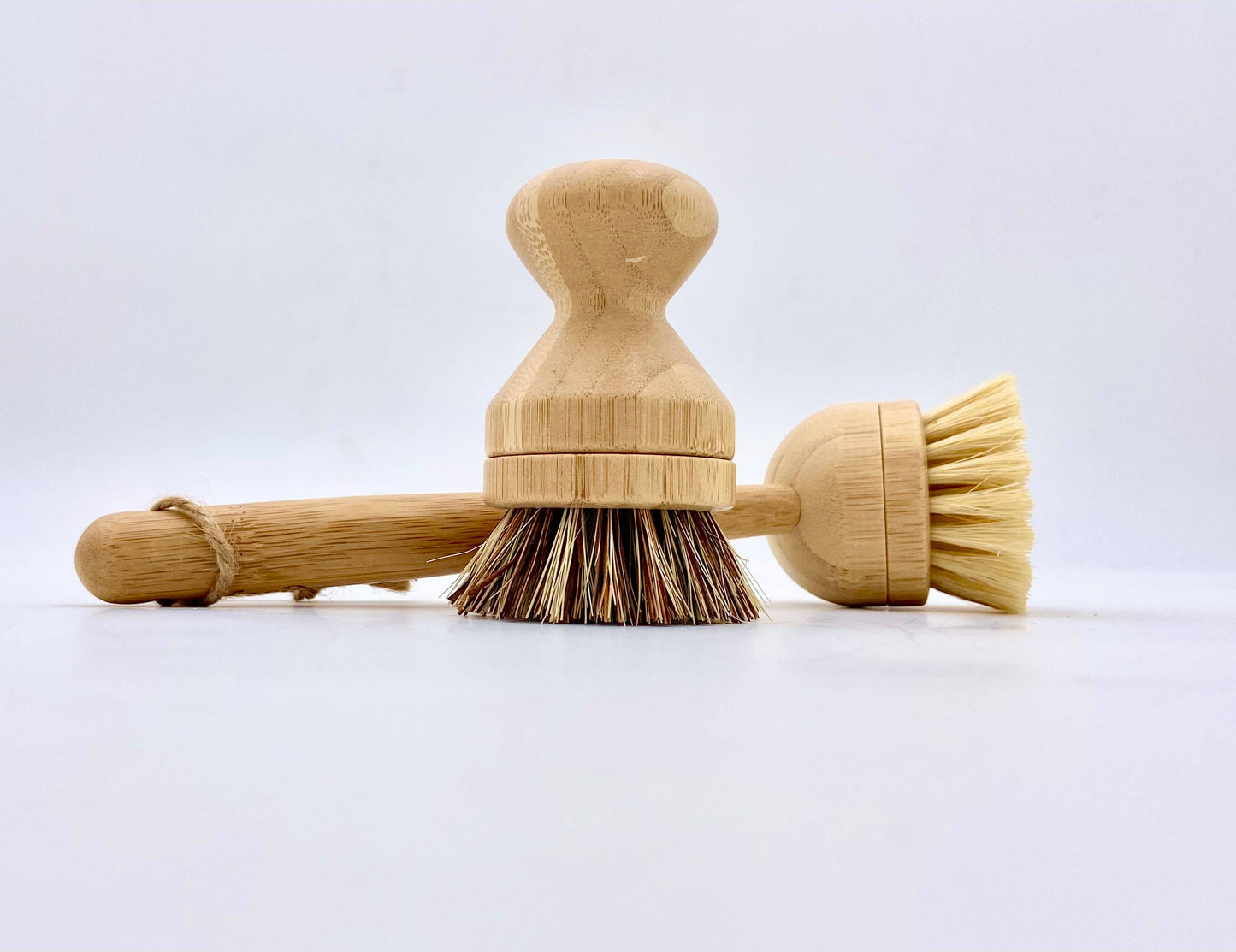 Bamboo Long Handle Dish Brush