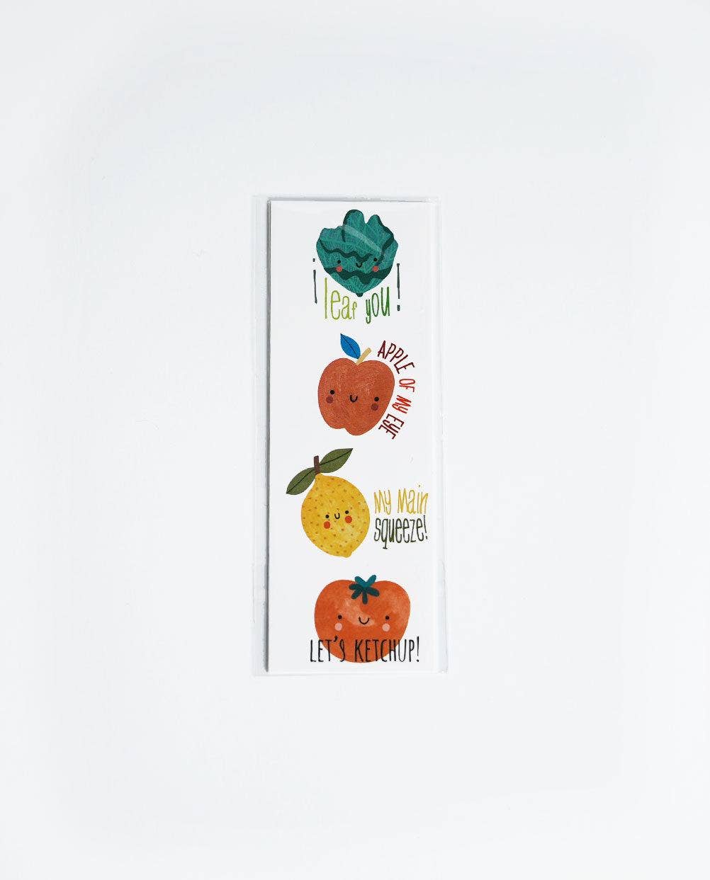 Fruit & Veggie Temporary Tattoos