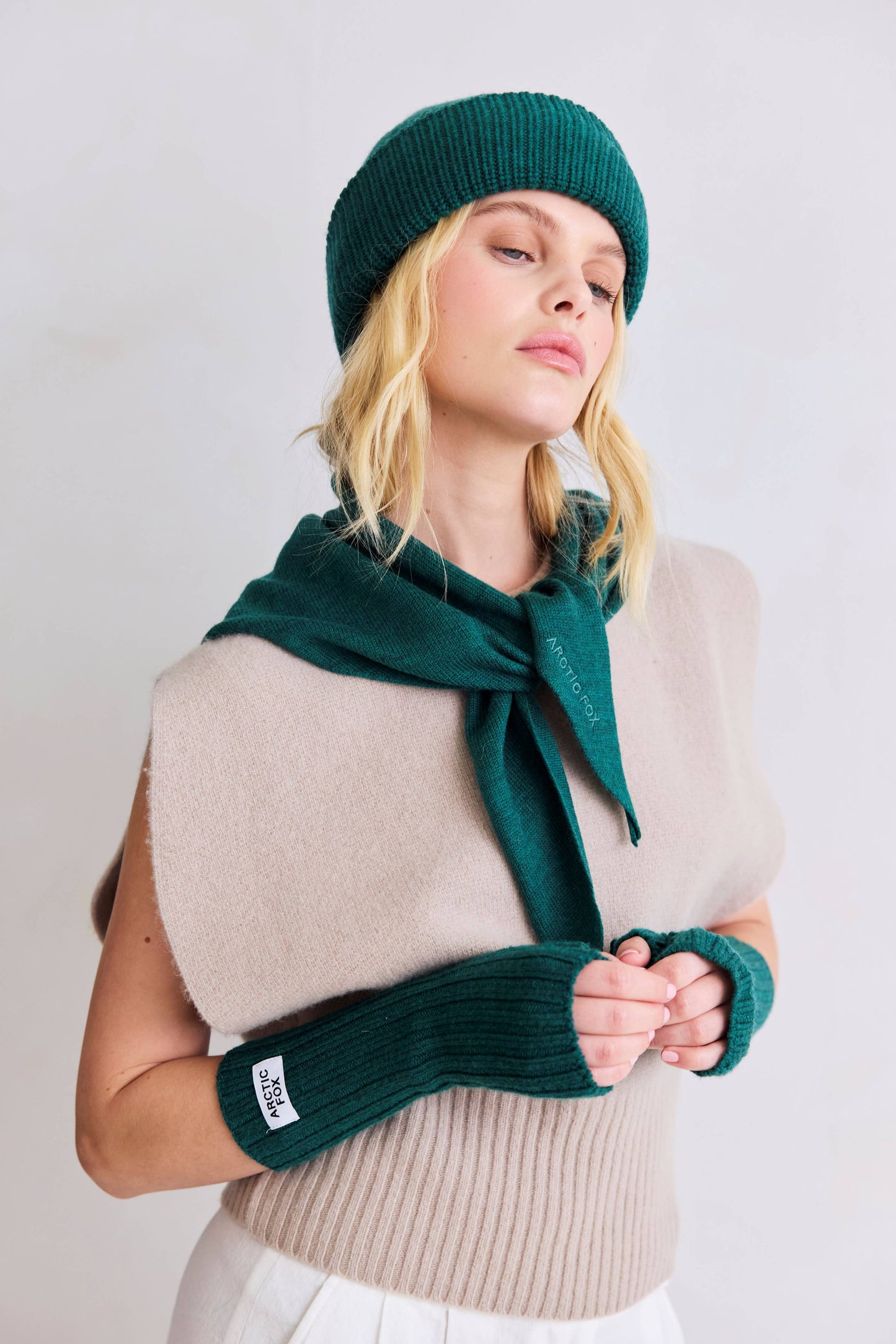 Merino Wool Triangle Scarf