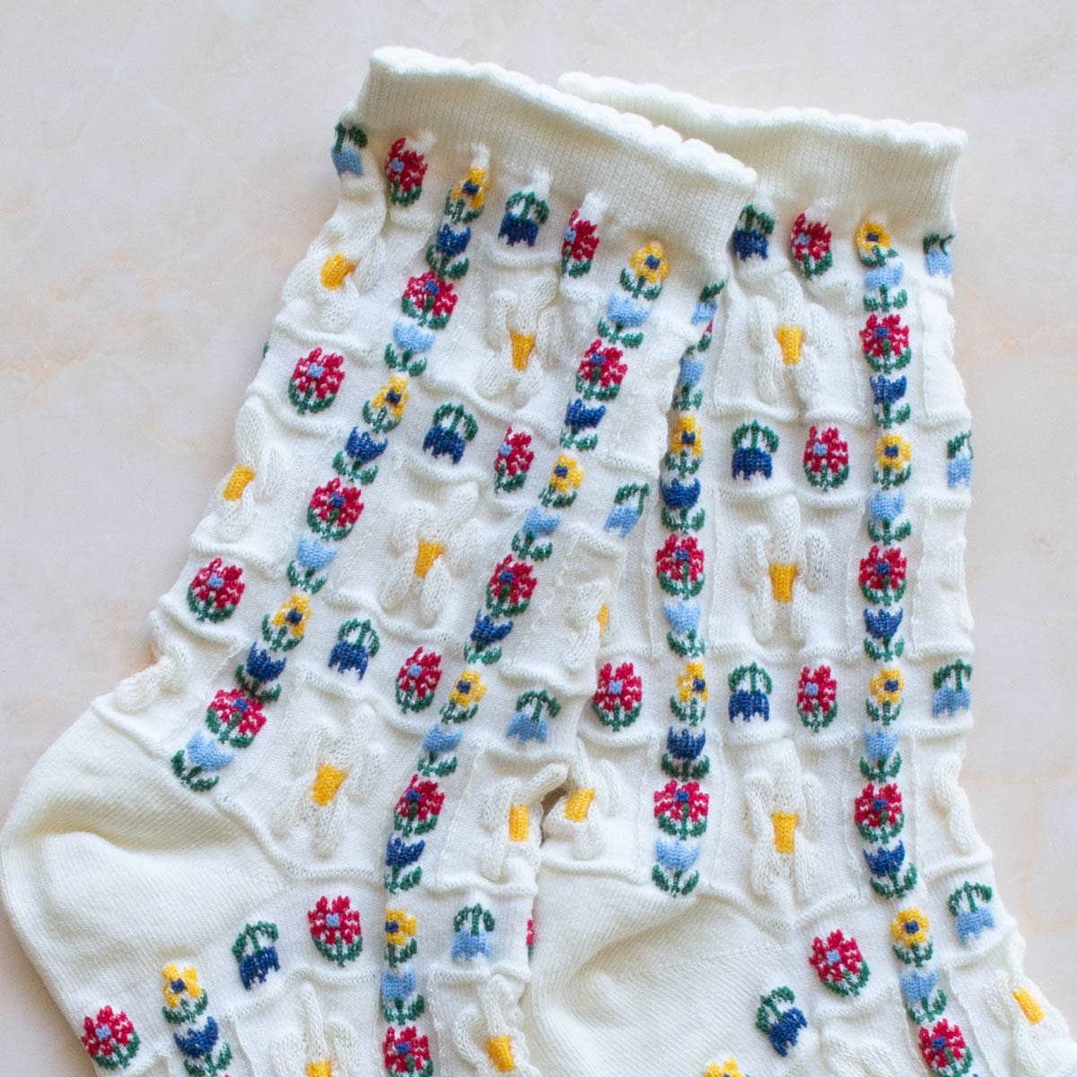 Mini Assorted Flower Socks