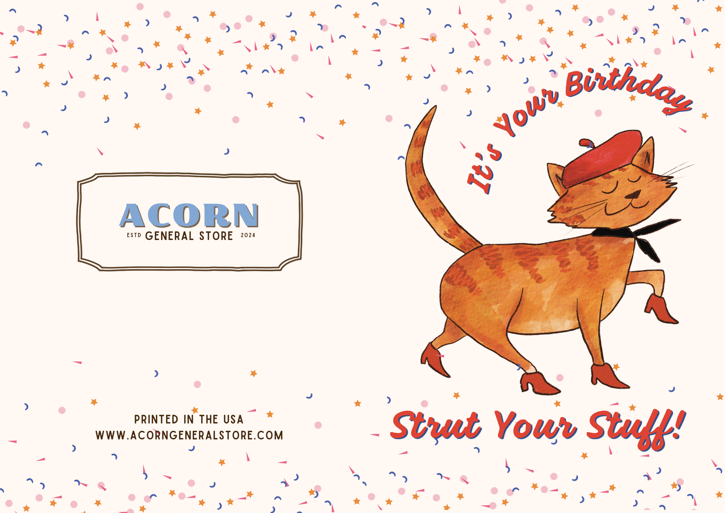 Strut Your Stuff Greeting Card