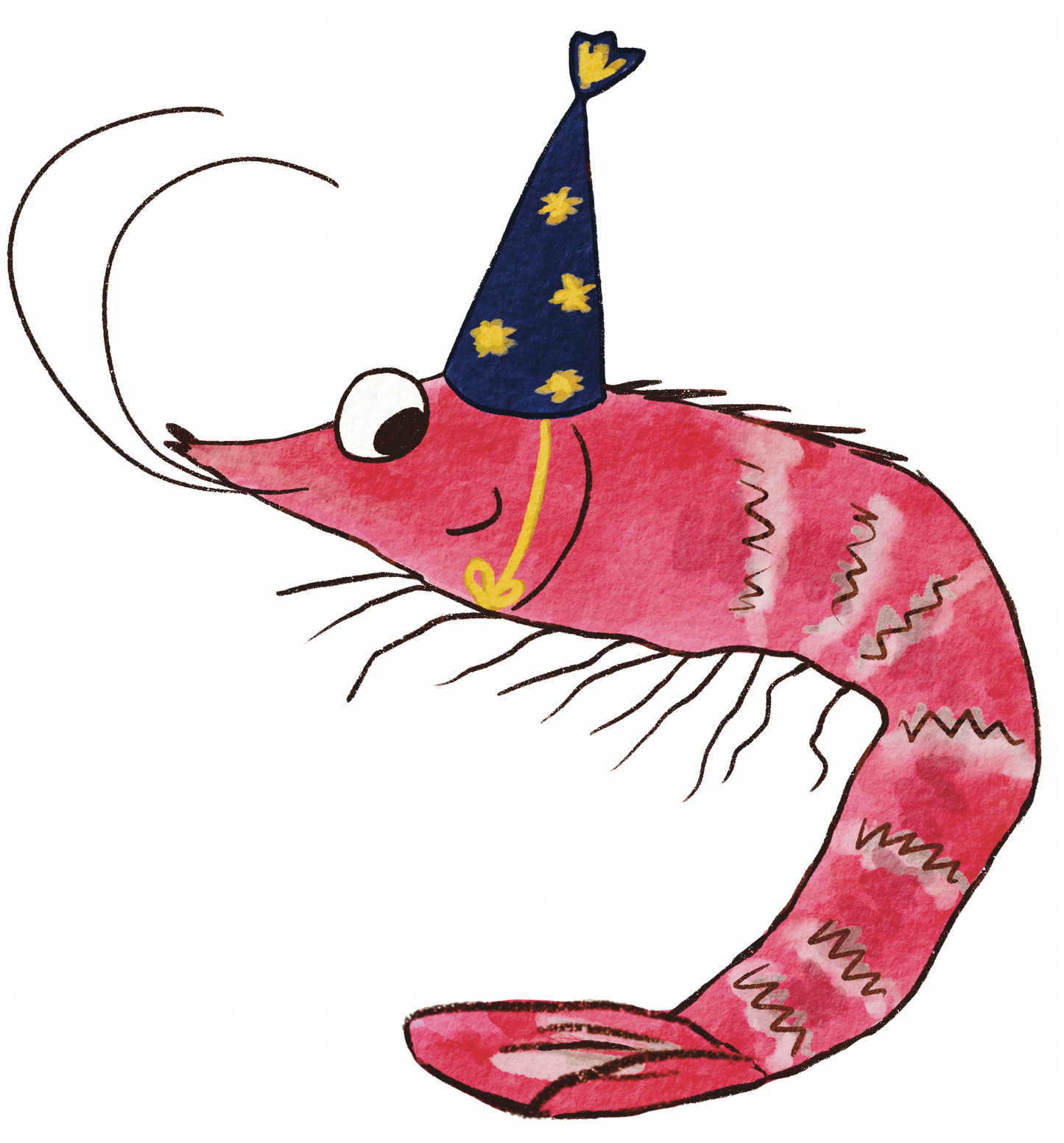 Party Shrimp Sticker