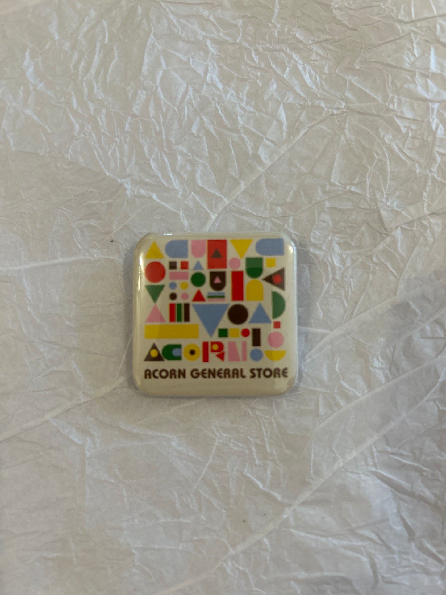 Acorn Bauhaus Button