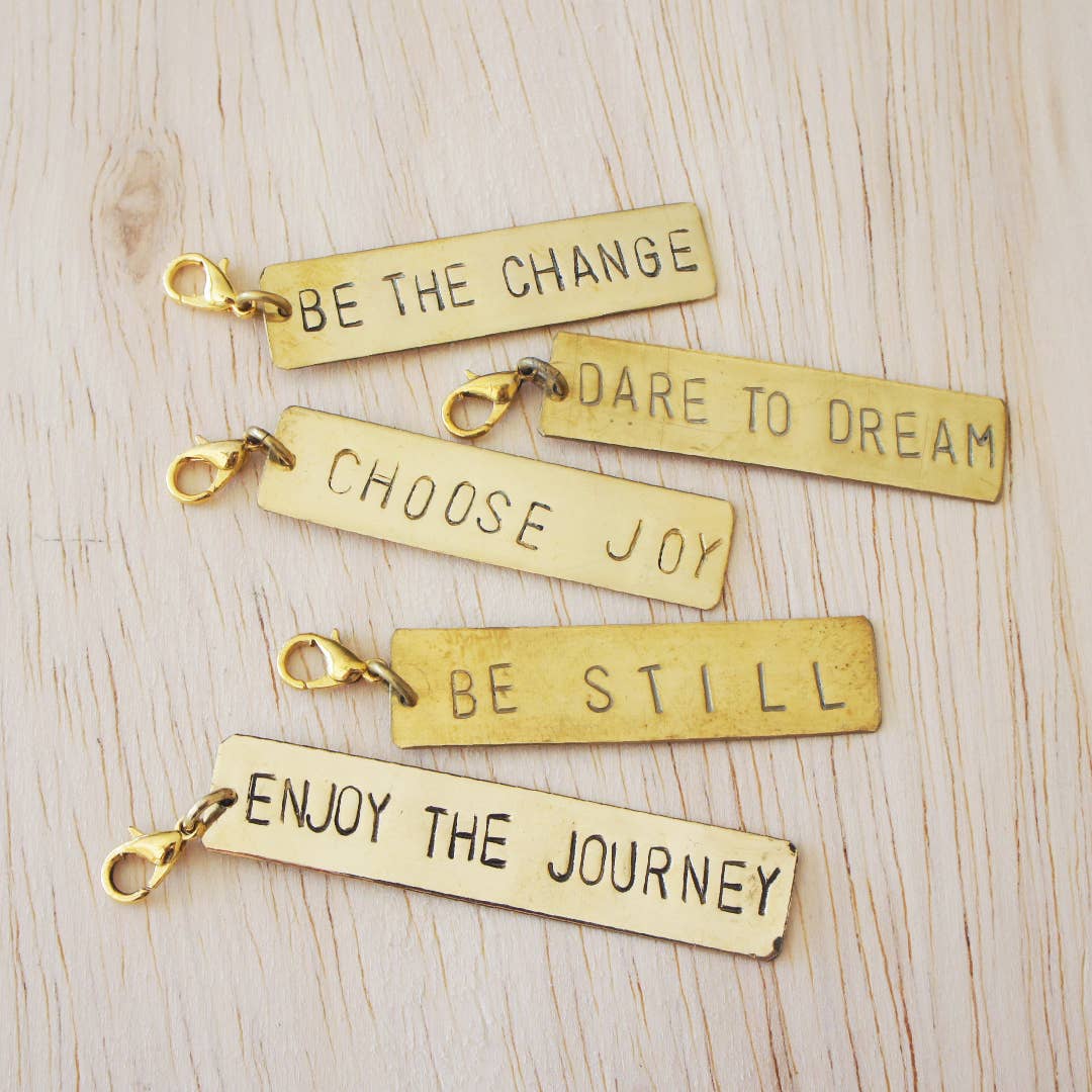 Fair Trade Brass Inspiration Charm